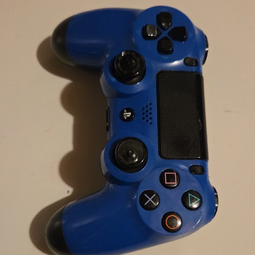 Blue Wireless Game Controller